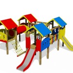 Ahşap Dört Kule park